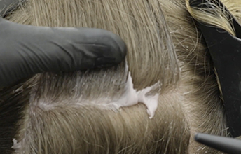 Καστανόξανθα μαλλιά βαφή