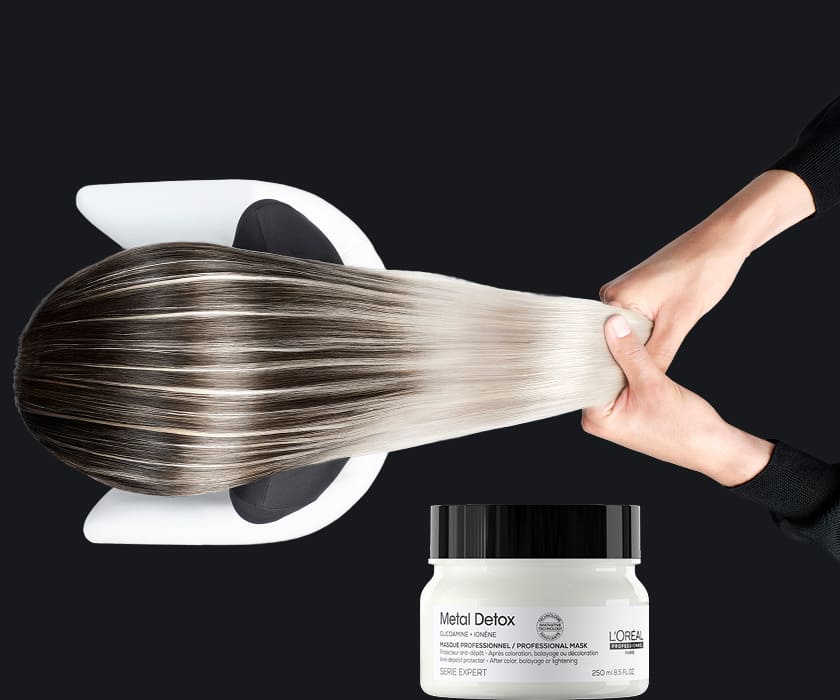 Metal Detox Mask λιγότερο σπάσιμο της τρίχας